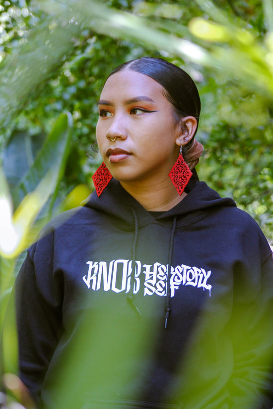 Load image into Gallery viewer, East Three x CH: Hoodie &amp;quot;Know Herstory Self&amp;quot;
