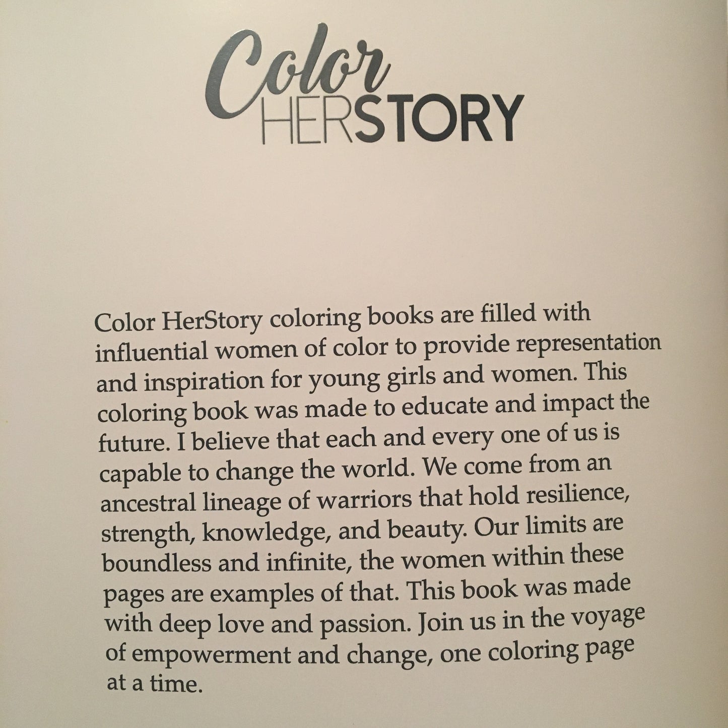 Color HerStory: Women of the World Coloring Book